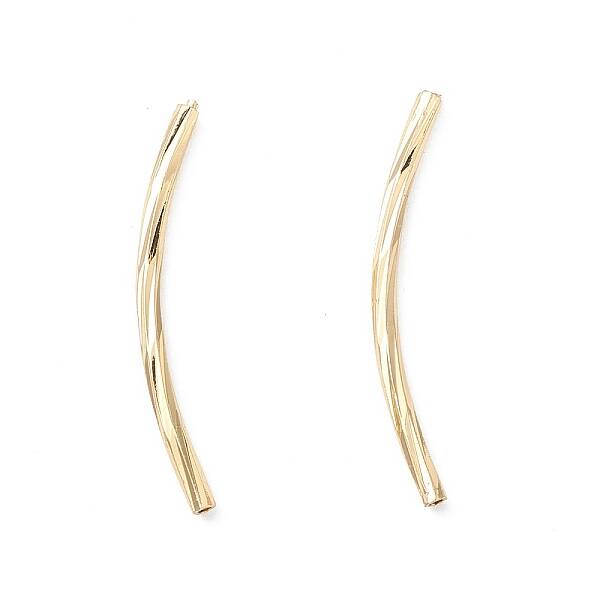 Rack Plating Brass Tube Beads