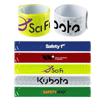 250 Promotional Reflective Slap Wristband - Safety