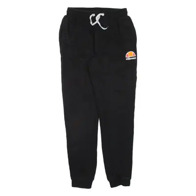 ELLESSE Mens Joggers Black Tapered S W26 L28