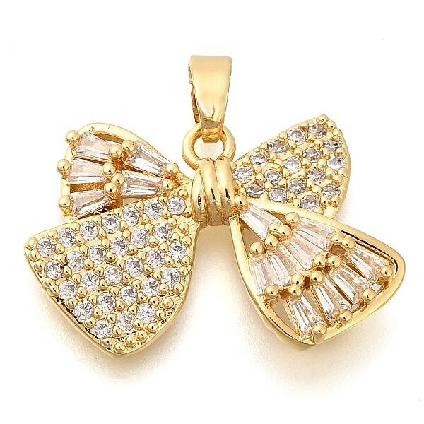 Brass Rhinestone Pendants