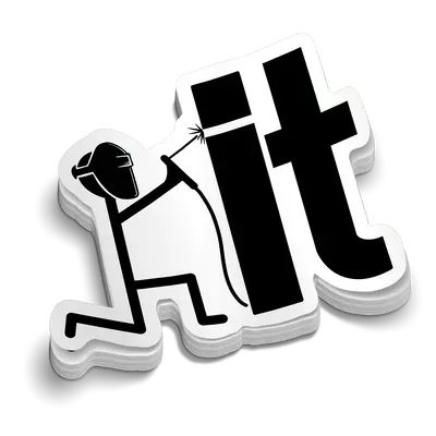 Weld It  -  Hard Hat Decal