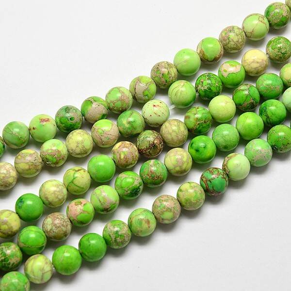 Natural Imperial Jasper Beads Strands