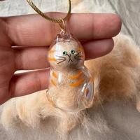 1 Count Transparent Cat Hair Storage Capsule Keychain, Keepsake Decoration for Cat Lovers, 6 Cute Cat Designs Available