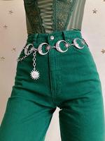 Women's Fashion Chain Belt, Street Style Adjustable Waist Belt for Party, Daily Clothing Decor, Trendy All-match & Exquisite ...