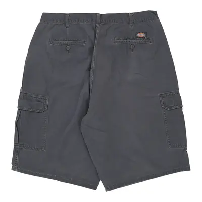 Dickies Cargo Shorts - 37W 13L Grey Cotton