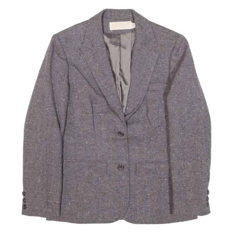 PENDLETON Blazer Knit Jacket Grey Wool Womens S