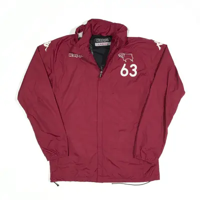 KAPPA Derby Fc Rain Jacket Maroon Mens L