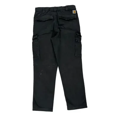 Carhartt Cargo Trousers - 32W 31L Black Cotton Blend