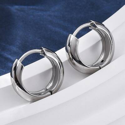 316 Surgical Stainless Steel Hoop Earrings for Women