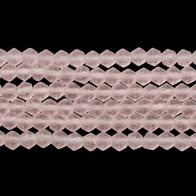 Imitate Austrian Crystal Frosted Glass Beads Strands
