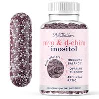Myo-Inositol & D-Chiro Inositol for Women | Microbeadlet Technology to Regulate Menstrual Cycle & Support Ovarian Health | 12...