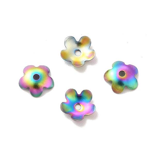 Ion Plating(IP) 304 Stainless Steel Bead Caps