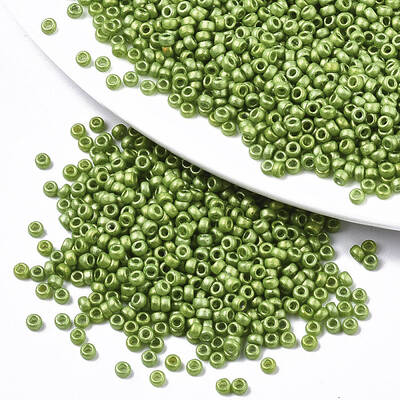 Frosted Opaque Glass Seed Beads