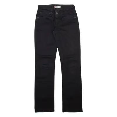 LEVI'S 470 Womens Jeans Grey Regular Straight W27 L32