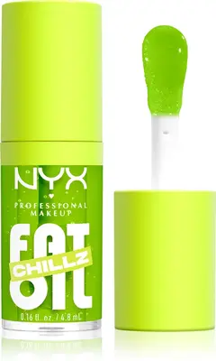 NYX Professional Makeup Fat Oil Chillz lip oil with refreshing effect color 4.8 ml green