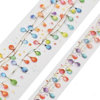 Festival Series Waterproof PET Decorative Stickers