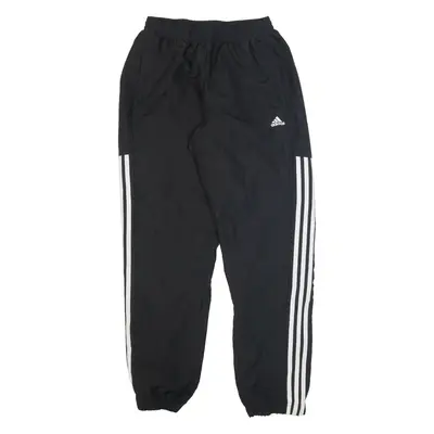 ADIDAS Mens Track Pants Black Tapered M W24 L30