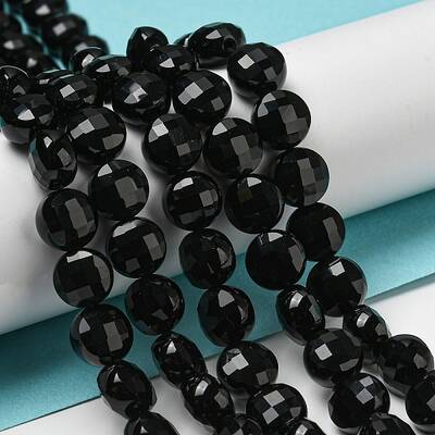 Natural Black Onyx(Dyed & Heated) Beads Strands