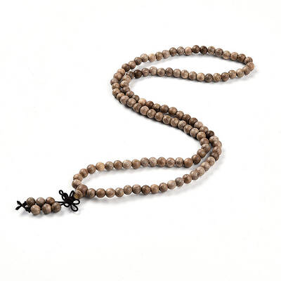 Wrap Style Buddhist Jewelry Camphorwood Round Beaded Bracelets or Necklaces