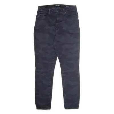 DKNY Camo Print Jeans Black Denim Slim Skinny Womens W29 L26