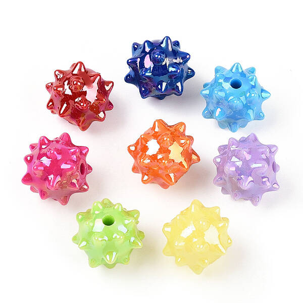 UV Plating Opaque Acrylic Beads