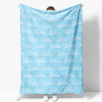 Personalized Name Blanket Abstract Ground For Gift - Aperturee