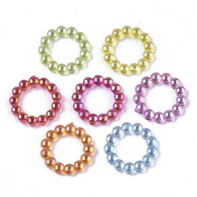 Transparent AS Plastic Linking Rings