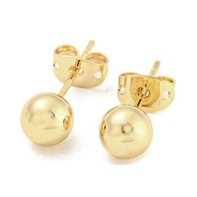 Brass Ear Studs