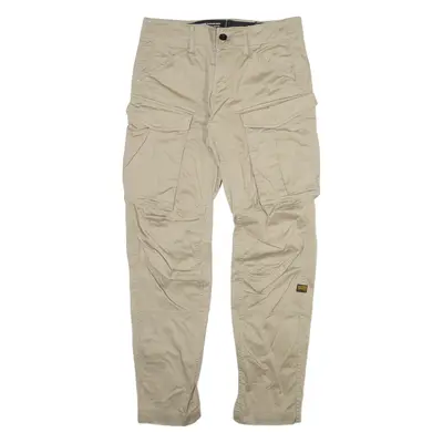 G-STAR Mens Trousers Beige Regular Tapered W30 L30