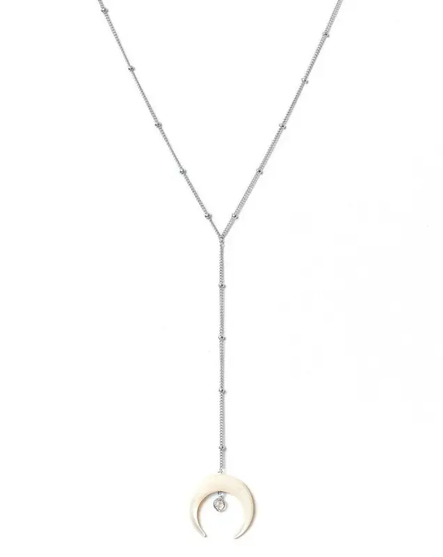 Baque Lar Necklace | Metal Color: Silver