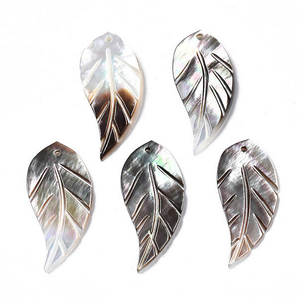 Natural Black Lip Shell Pendants