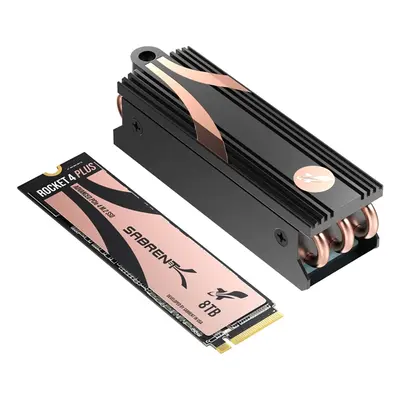 Sabrent SB-RKT4P-HTSP-8TB | Rocket 4 Plus 8TB Triple-Level Cell PCI Express NVMe 4.0 M.2 2280 Solid State Drive