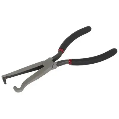 Electrical Disconnect Pliers Remove locking push-tab style electrical connectors found on mass airflow (MAF) sensors, fuel i...
