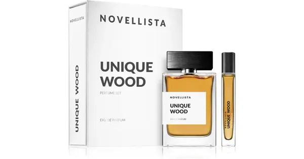 NOVELLISTA Unique Wood unisex set Eau de Parfum 75 ml + Eau de Parfum 10 ml