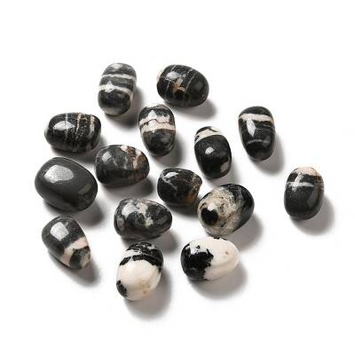 Natural Zebra Jasper Beads