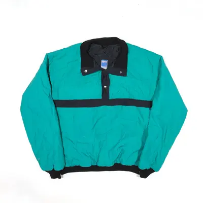 FROSTLINE KITS 1/4 Closure Insulated Jacket Green Shell Mens L