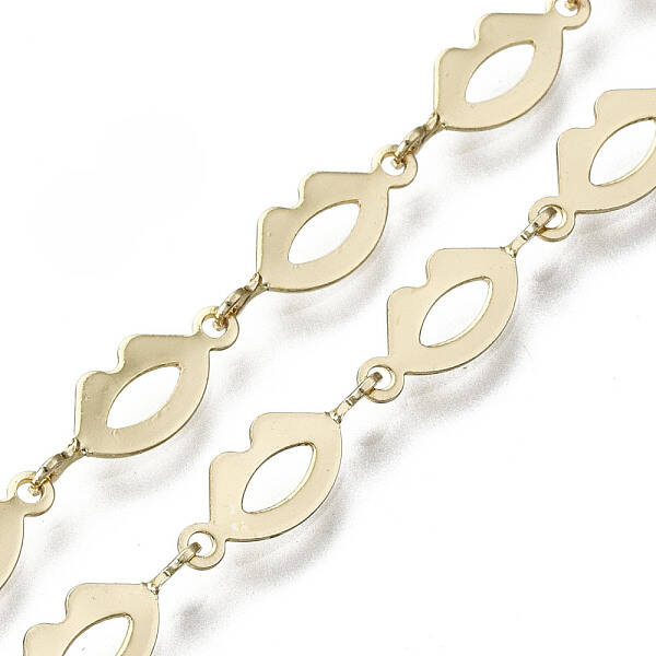 Brass Lip Link Chains