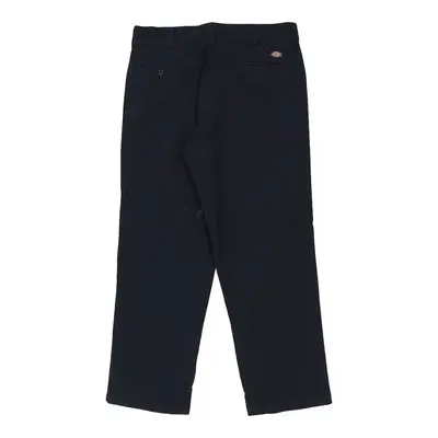 Flex Dickies Trousers - 38W 31L Navy Cotton Blend