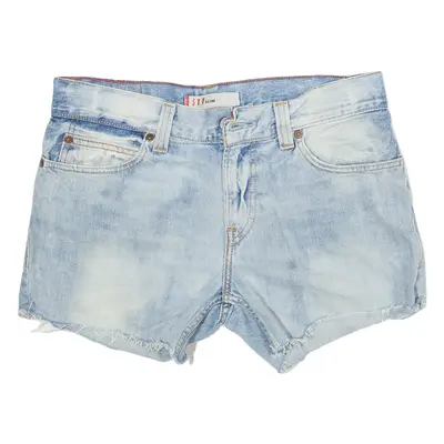 LEVI'S 511 Womens Denim Shorts Blue Slim L W34
