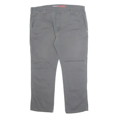 DICKIES Carpenter Workwear Mens Trousers Grey Regular Straight W40 L30