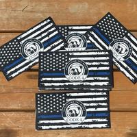 Bumper Sticker, Thin Blue Line, Code 4, Humanizing The Badge!
