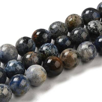 Natural Dumortierite Quartz Beads Strands