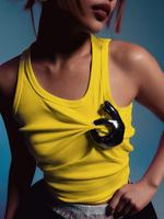Women's Metal Decor Tank Top, Casual Sleeveless Top for Summer, Ladies Clothes for Daily Wear