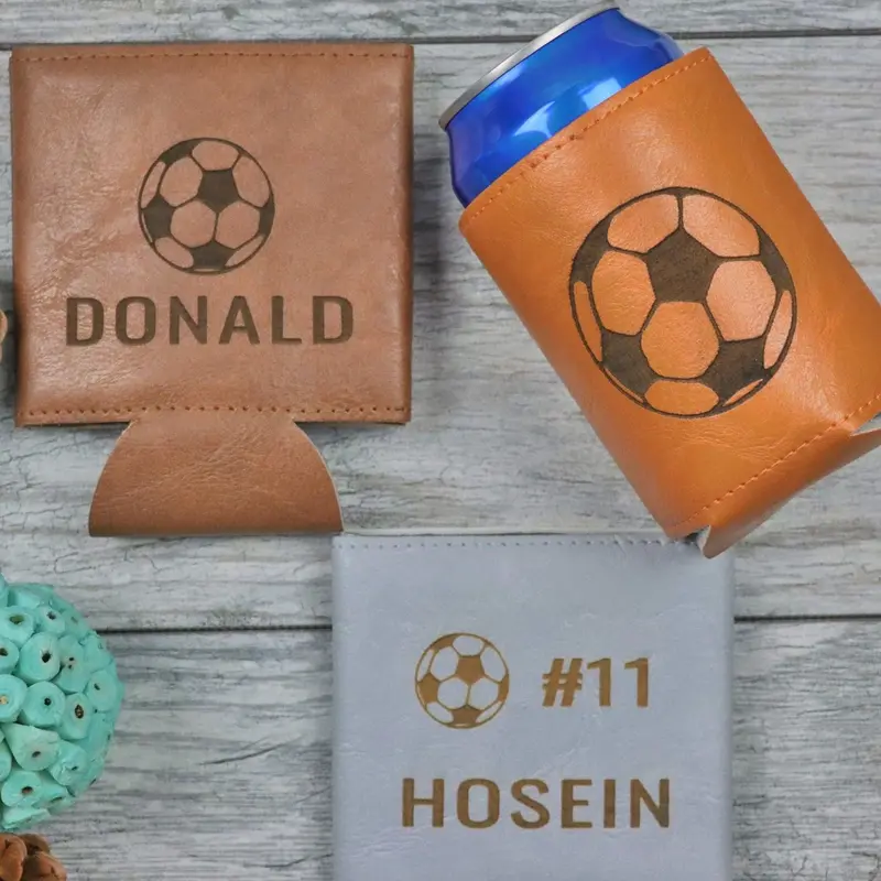 Personalized Soccer Drink Koozie
