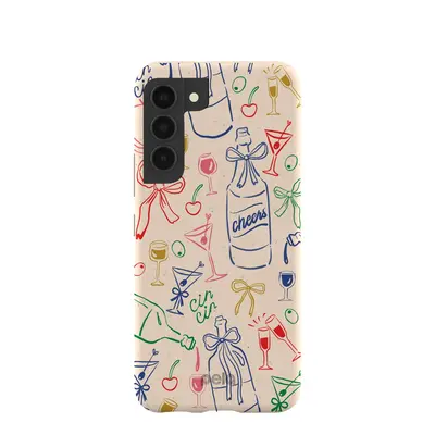 Seashell Midnight Toast Samsung Galaxy S22 Case
