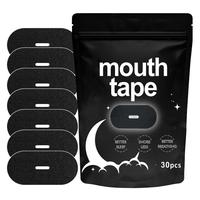 Sleep Mouth Tape, 30pcs/set Black Sleep Mouth Strip, Sleep Aid Mouth Tape, Snore Mouth Tape, Sleep Aid Products, Personal Car...
