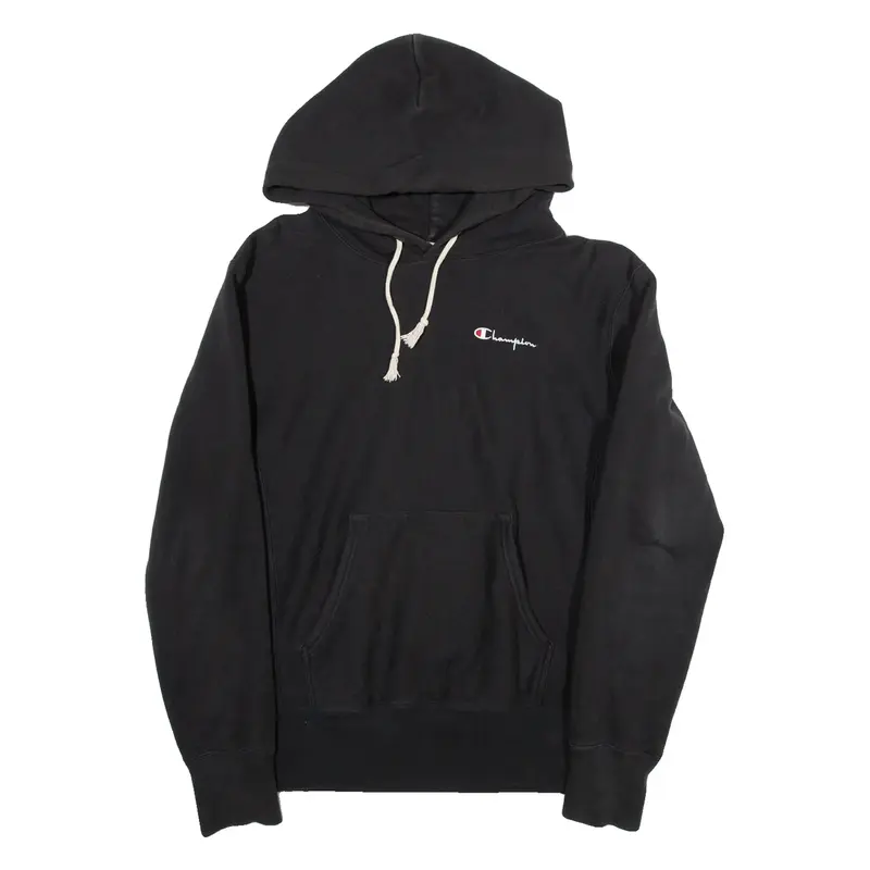 CHAMPION REVERSE WEAVE Womens Black Hoodie M