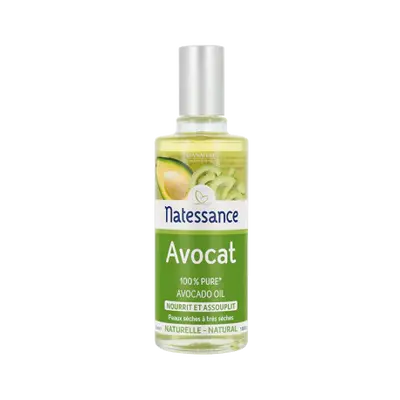 Natessance Organic Avocado Oil Pure Oil Nourishes 50ml