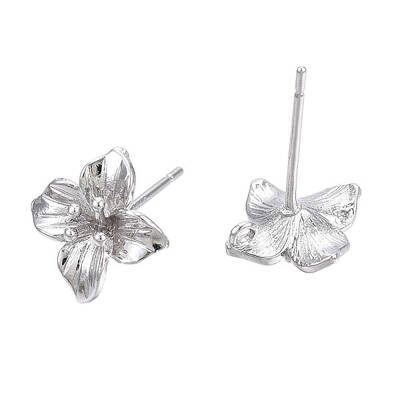 Brass Stud Earring Findings