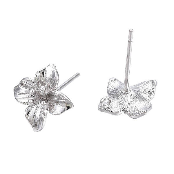 Brass Stud Earring Findings
